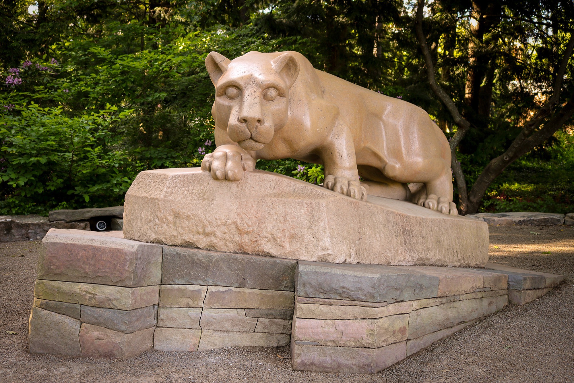 The Nittany Lion shrine at Penn State