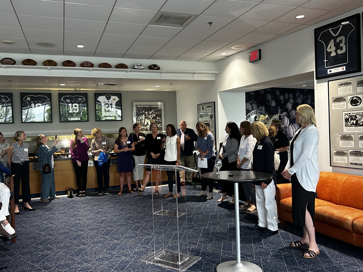 Penn State alumnae and guests gathered at a Teammates For Life event